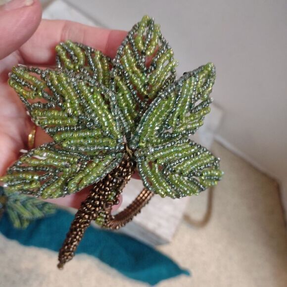 Pier 1 Palm Tree Napkin Rings 4. G7 - Picture 7 of 7